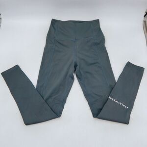 Athletifreak Green Athletic Leggings Sz Sm Workout Activewear Exercise Pants